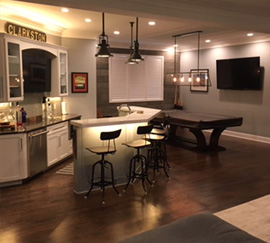 Home Renovations & Remodels: Clarkston, MI | Post Construction - basement-refinishing